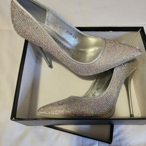 Akira new crystal heels